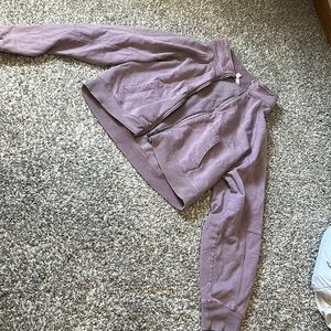 Light purple zip up jacket